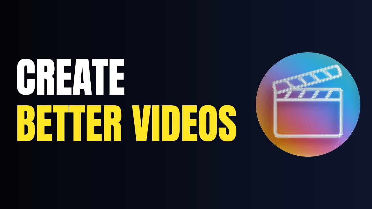Portada exportada por PromptFy Web con el título en inglés Create better videos y el icono de PromptFy a la derecha.